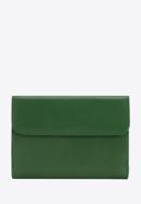 Damski portfel ze skóry z elegancką napą, zielony, 14-1-048-L91, Zdjęcie 7