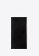 Damski portfel ze skóry z herbem bez zapięcia, czarny, 39-1-335-1, Zdjęcie 4
