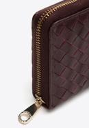 Women's large leather wallet, plum, 97-1E-505-3, Photo 4