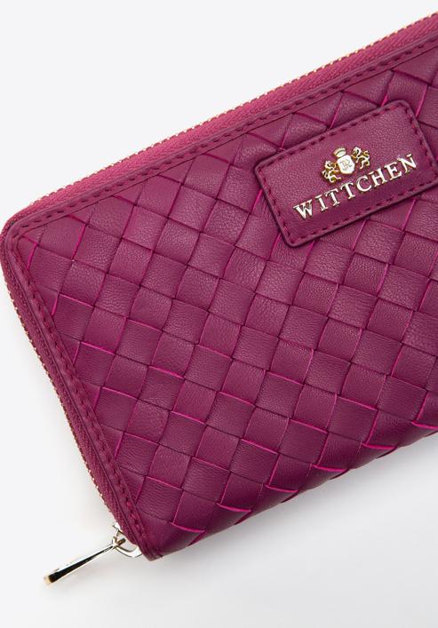 Women's large leather wallet, pink, 97-1E-505-3, Photo 4