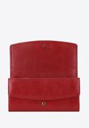 Damski skórzany portfel na zatrzask, czerwony, 21-1-234-3L, Zdjęcie 2