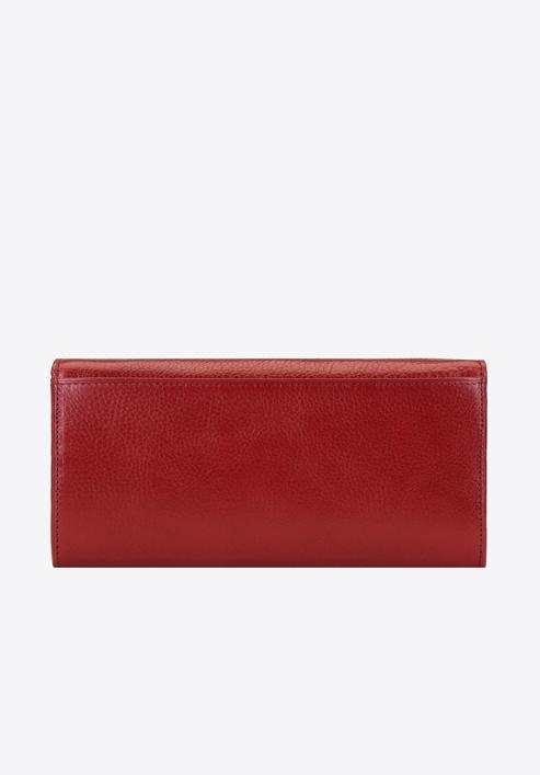 Damski skórzany portfel na zatrzask, czerwony, 21-1-234-3L, Zdjęcie 4
