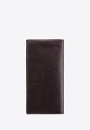 Damski skórzany portfel z herbem pionowy, brązowy, 10-1-335-4, Zdjęcie 5