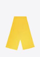 Damski szal elegancki z delikatnymi frędzlami, żółty, 98-7D-X10-X3, Zdjęcie 2