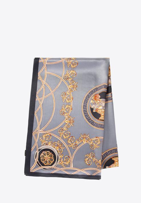 Women's patterned silk scarf, , 98-7D-S05-X5, Photo 1