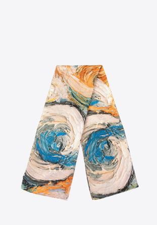 Women's patterned silk scarf, , 98-7D-S05-X4, Photo 1