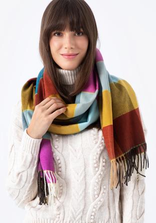 Women's multicolour scarf, multicoloured, 97-7F-X17-X1, Photo 1