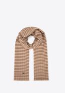 Women's muted colours scarf, dark brown - light brown, 95-7F-008-9X, Photo 2