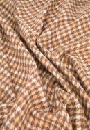 Damski szal w zgaszonych kolorach, ciemny brąz-jasny brąz, 95-7F-008-9X, Zdjęcie 3