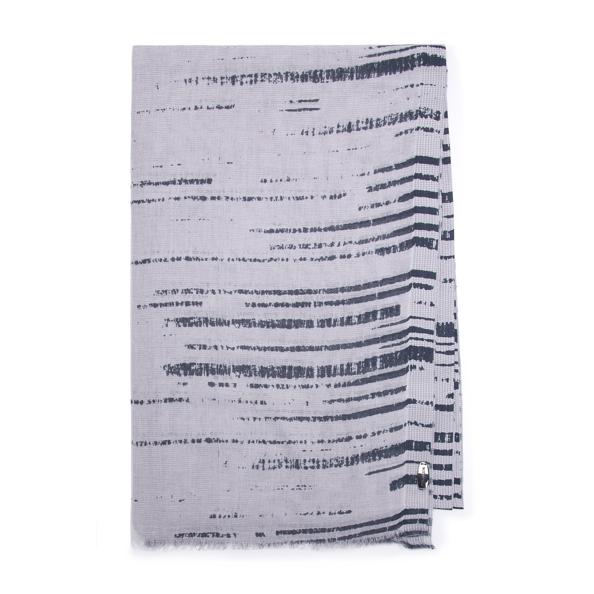 Dámsky bavlnený šál s nepravidelnými pruhmi 97-7D-X01-X2
