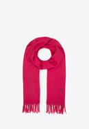 Women's fringed scarf, pink, 94-7D-X90-4, Photo 2