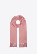 Women's fringed scarf, light pink, 94-7D-X90-N, Photo 2
