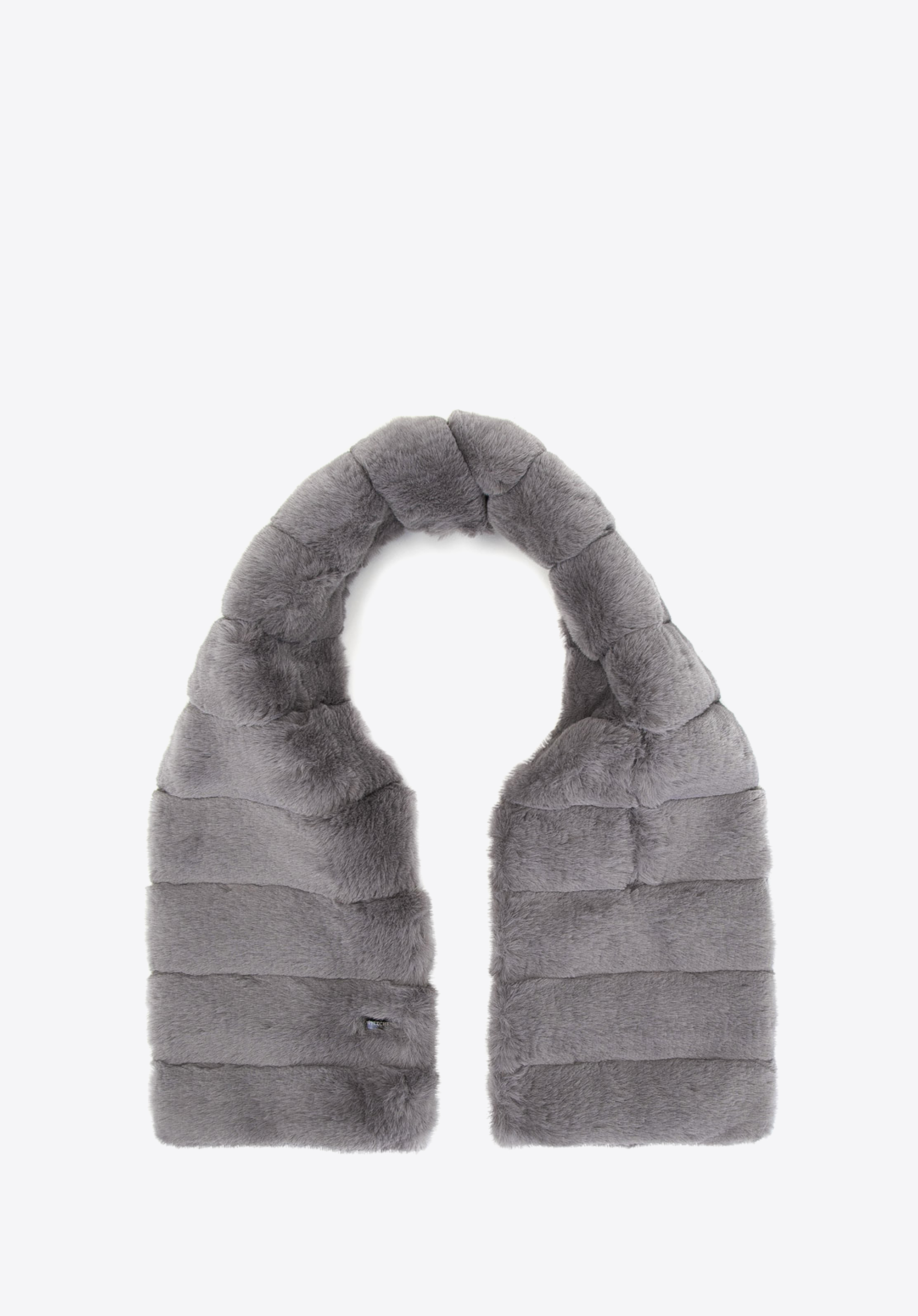 White fur hot sale scarf zara