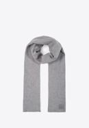 Women's classic scarf, light grey, 97-7F-002-9, Photo 2