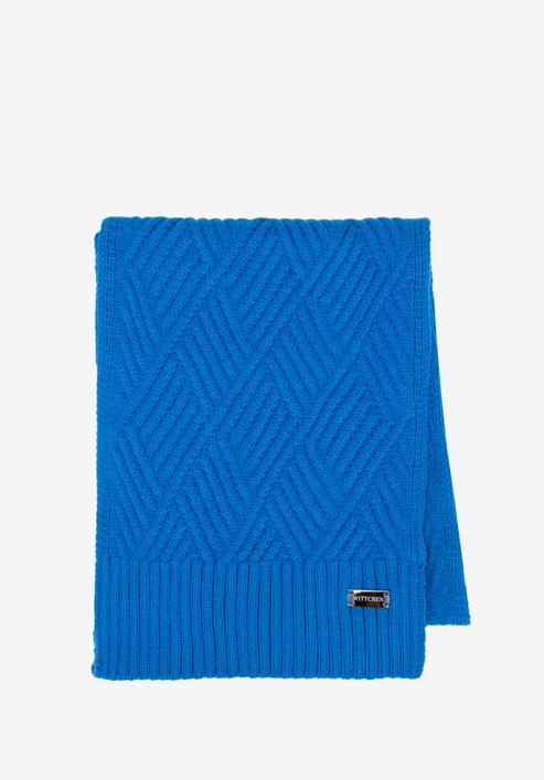 Women's winter scarf, blue, 95-7F-002-N, Photo 2