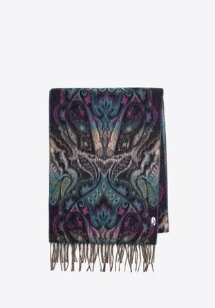 Women's scarf with a kaleidoscopic pattern