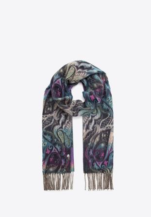 Women's scarf with a kaleidoscopic pattern