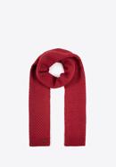 Women's winter seed stitch scarf, red, 97-7F-006-2, Photo 2