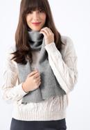 Women's scarf with crystal beads, grey, 97-7F-001-1, Photo 15