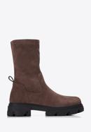 Women's lug sole boots, dark brown, 97-DP-801-5-40, Photo 1