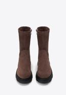 Women's lug sole boots, dark brown, 97-DP-801-4-35, Photo 3