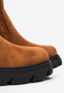 Women's lug sole boots, brown, 97-DP-801-5-37, Photo 6