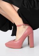 Women's leather court shoes, pink, 98-D-951-P-36, Photo 15