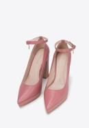Women's leather court shoes, pink, 98-D-951-P-37, Photo 2