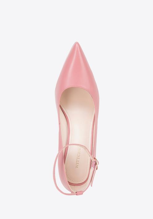 Women's leather court shoes, pink, 98-D-951-1-36, Photo 5