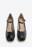 Chunky high heeled Mary - Jane shoes, black, 96-D-506-5-38, Photo 2