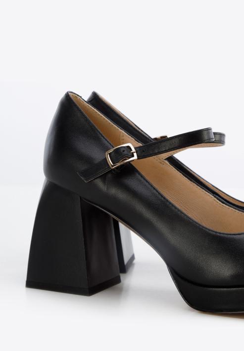 Chunky high heeled Mary - Jane shoes I WITTCHEN