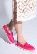 Women's suedette espadrilles, pink, 96-DP-800-N-38, Photo 15