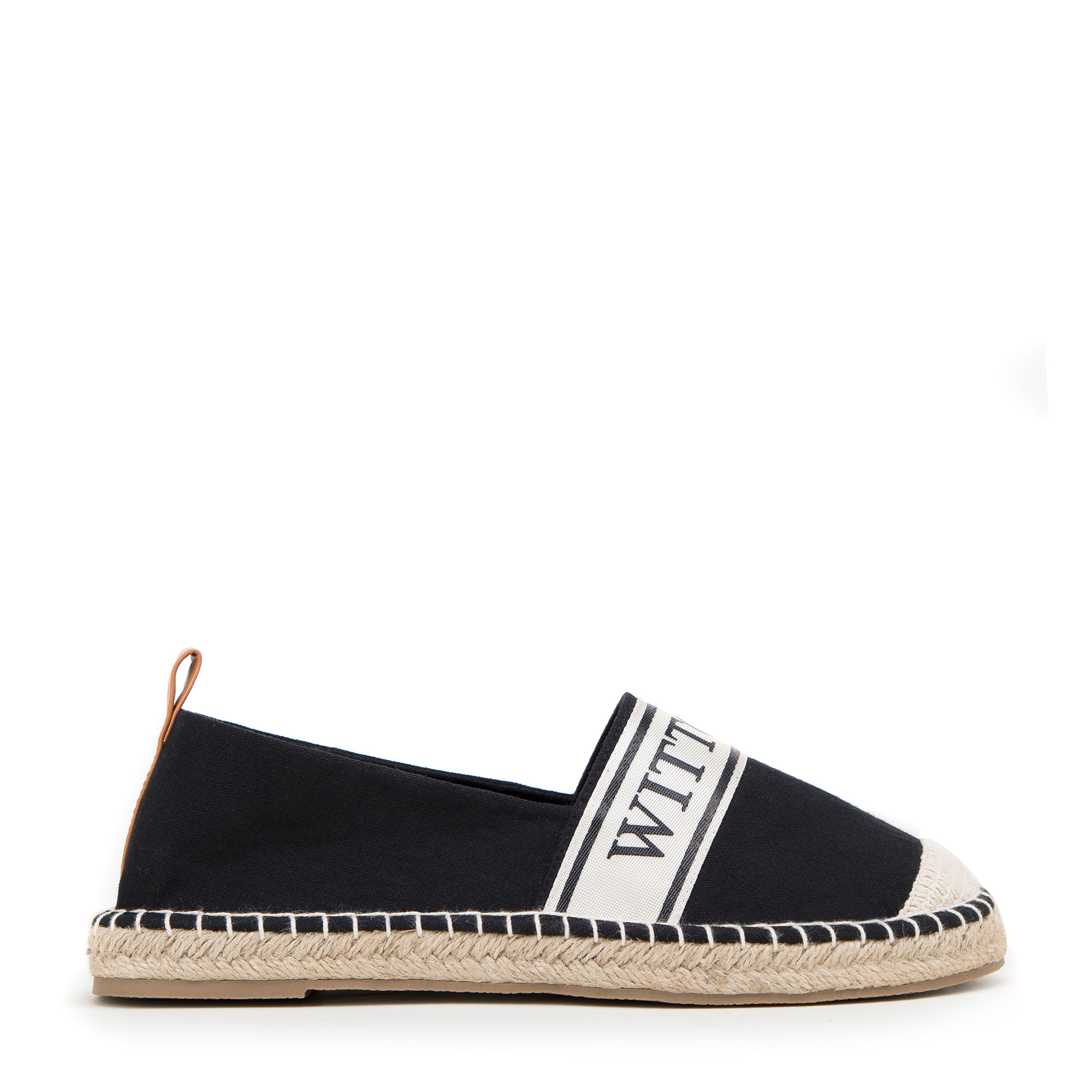 Dámske espadrilky s lemom a nápisom WITTCHEN 98-DP-802-1 Dámske espadrilky s lemom a nápisom WITTCHEN 98-DP-802-1