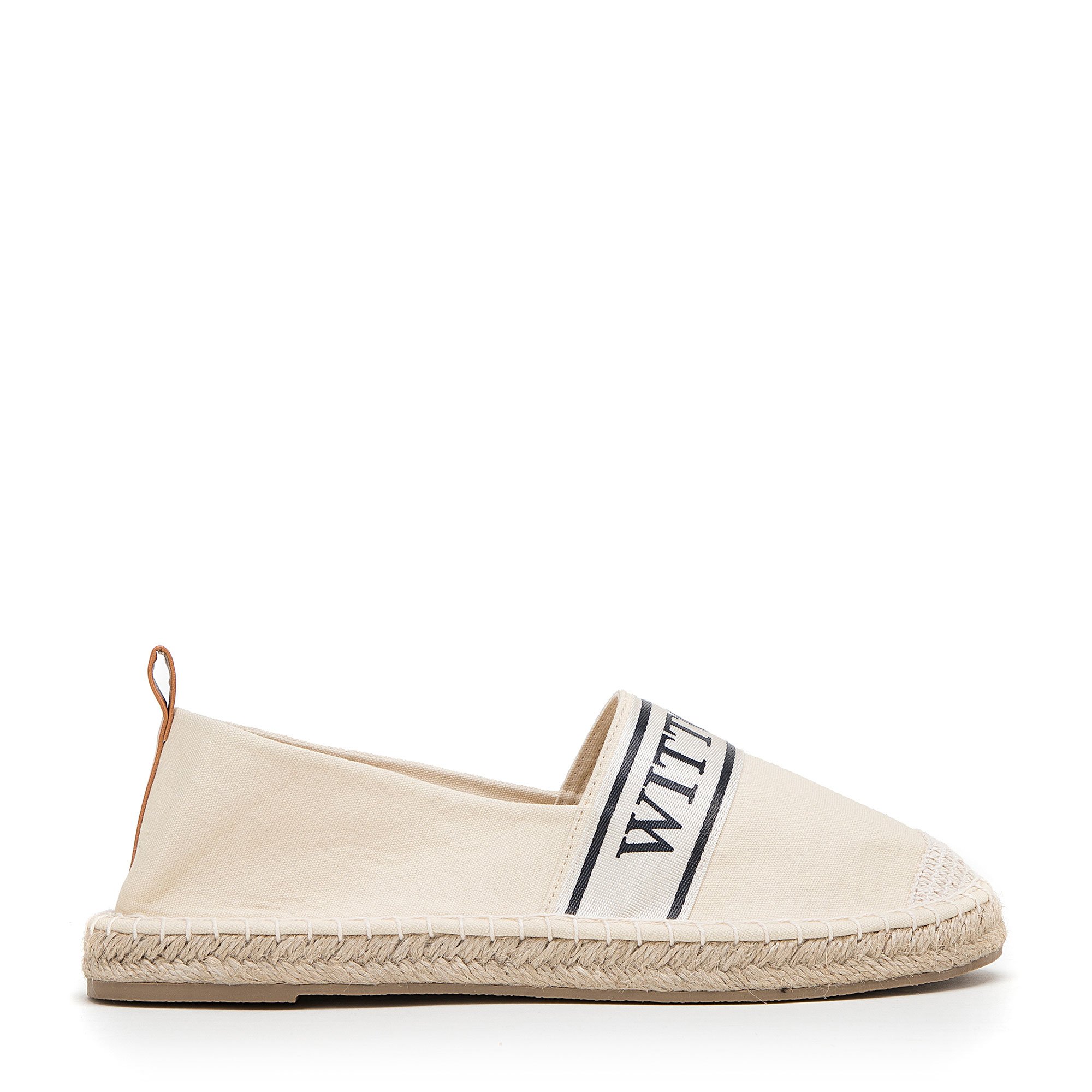 Dámske espadrilky s lemom a nápisom WITTCHEN 98-DP-802-9