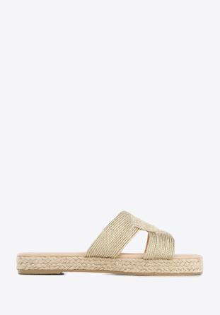 Women's rope soled sandals