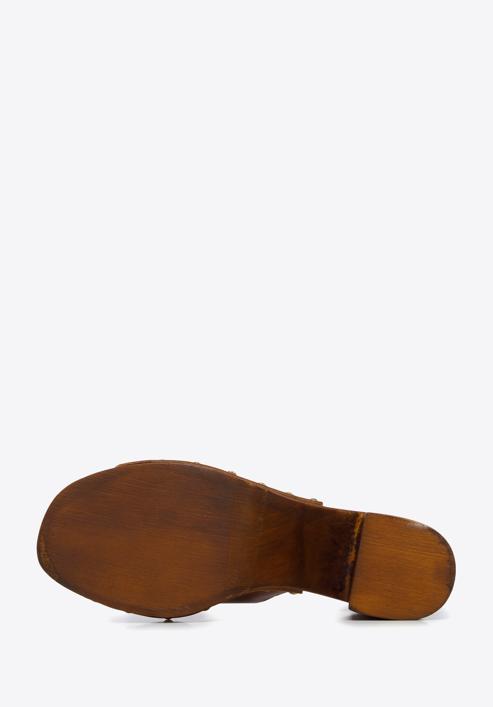 Leather mule clogs, brown, 96-D-251-1-41, Photo 6
