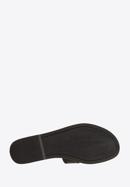 Leather sandals with "H" cut-out, black, 94-D-750-S-36, Photo 6