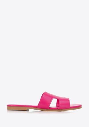 Women's sandals with geometric  cut-out, pink, 98-DP-803-P-36, Photo 1