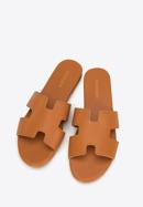 Women's sandals with geometric  cut-out, brown, 98-DP-803-0-37, Photo 2