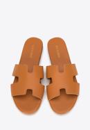 Women's sandals with geometric  cut-out, brown, 98-DP-803-1-35, Photo 3