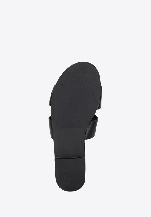 Women's sandals with geometric  cut-out, black, 98-DP-803-P-41, Photo 6