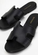 Women's sandals with geometric  cut-out, black, 98-DP-803-P-40, Photo 7