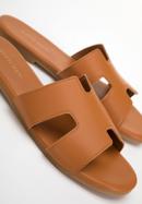 Women's sandals with geometric  cut-out, brown, 98-DP-803-0-40, Photo 8