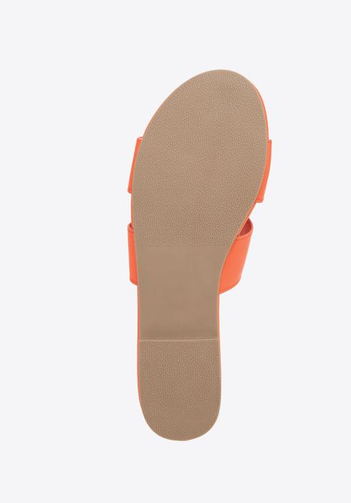 Women's sandals with "H" cut-out, orange, 98-DP-501-G-39, Photo 6