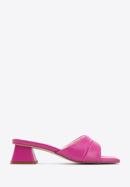Women's soft leather slip on sandals, pink, 96-D-301-N-39, Photo 1