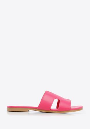 Women's sandals with "H" cut-out, pink, 96-DP-804-P-40, Photo 1