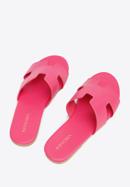 Women's sandals with "H" cut-out, pink, 96-DP-804-5-35, Photo 5