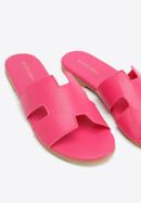 Women's sandals with "H" cut-out, pink, 96-DP-804-5-37, Photo 7