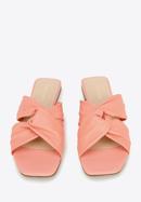 Leather sandals with crossover straps, pink, 94-D-752-P-36, Photo 3