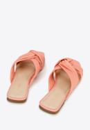Leather sandals with crossover straps, pink, 94-D-752-P-37, Photo 5